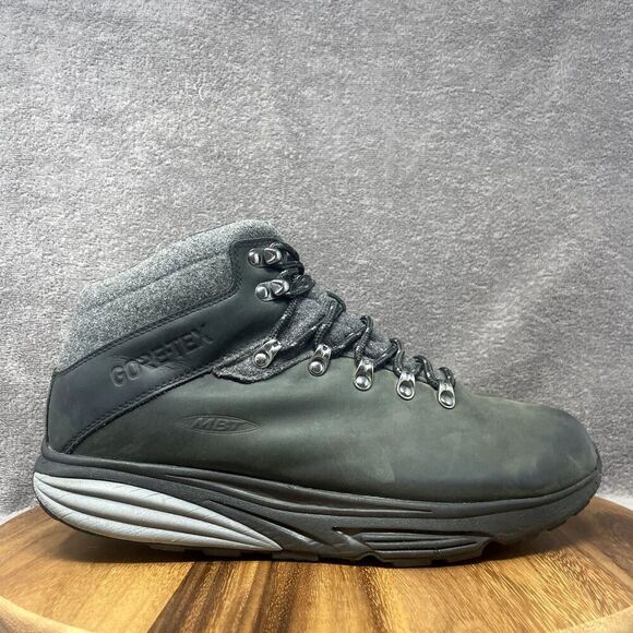 MBT MT Alpine Sym Hi Boots Nubuck Leather Gore-Tex Waterproof Hiking Men's Sz 11 - Picture 1 of 10